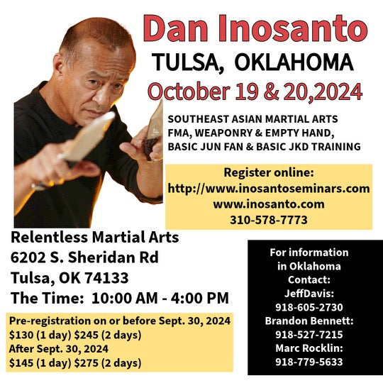 20241019 - Guro Dan Inosanto Seminar - Oklahoma