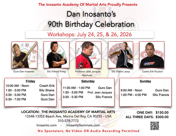 Guro Dan Inosanto Seminars