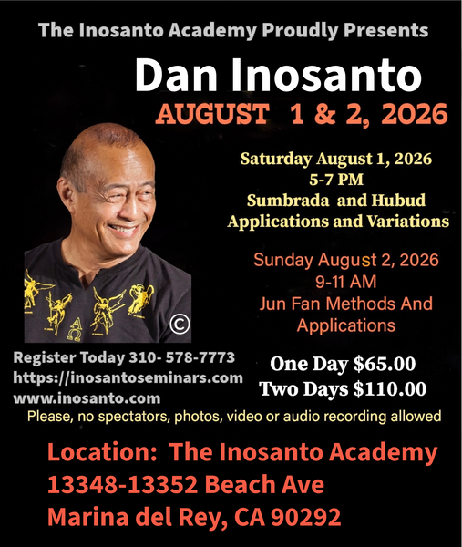 Guro Dan Inosanto Seminars